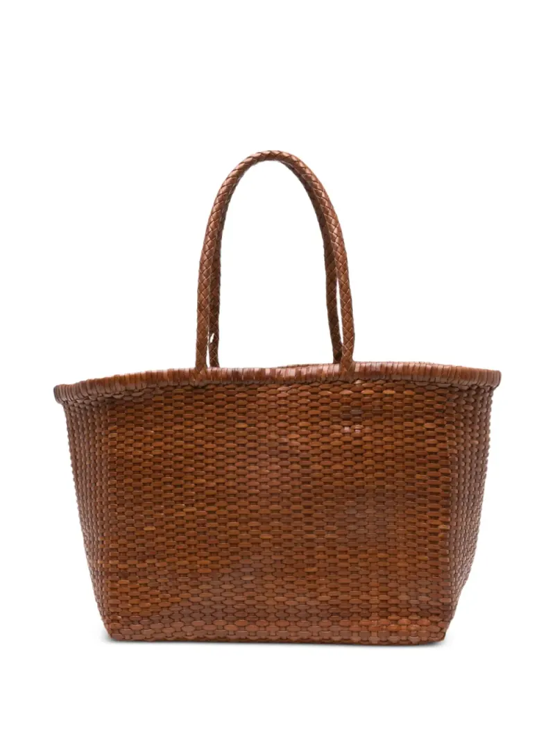 Dragon Diffusion Große B Weave Schultertasche in Braun