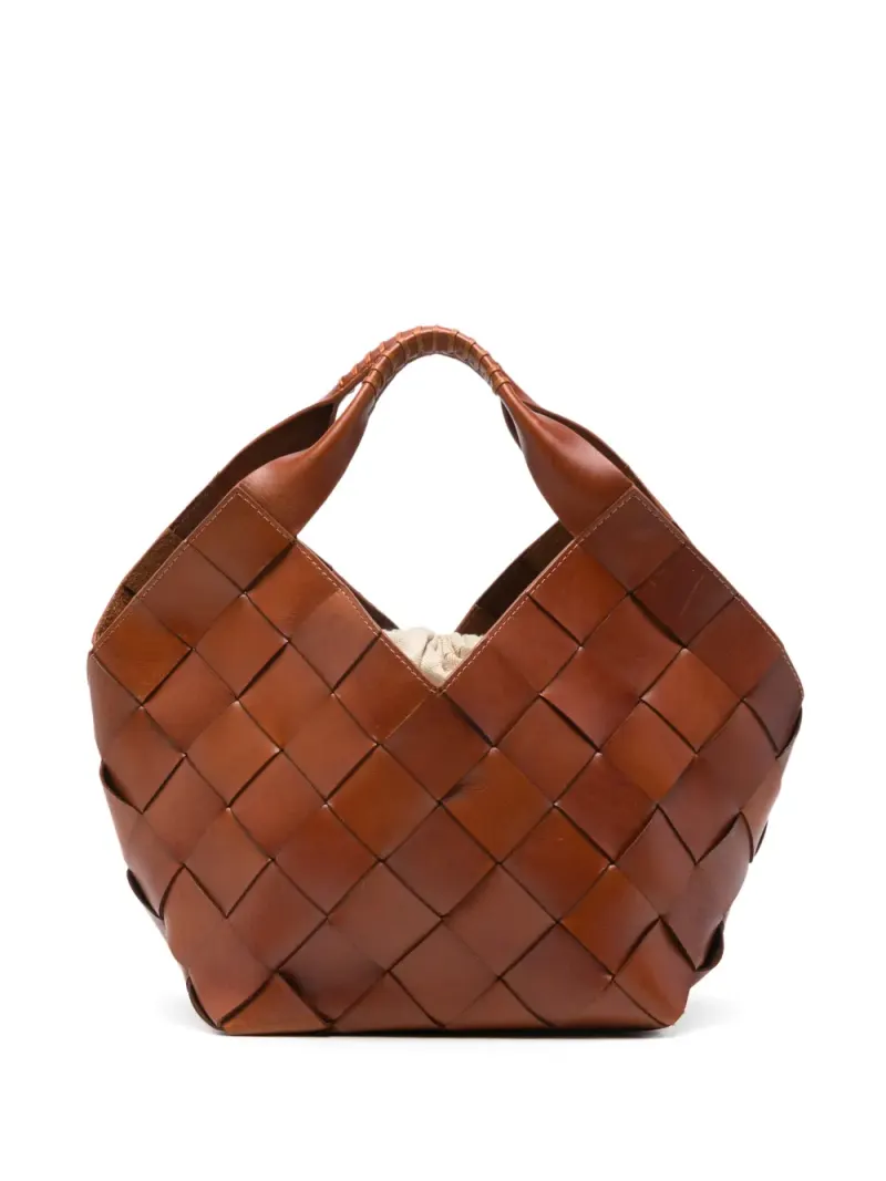 Dragon Diffusion Botteghe Tote Bag in Braun
