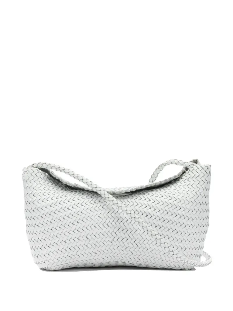 Dragon Diffusion small Corsina leather shoulder bag in Weiß