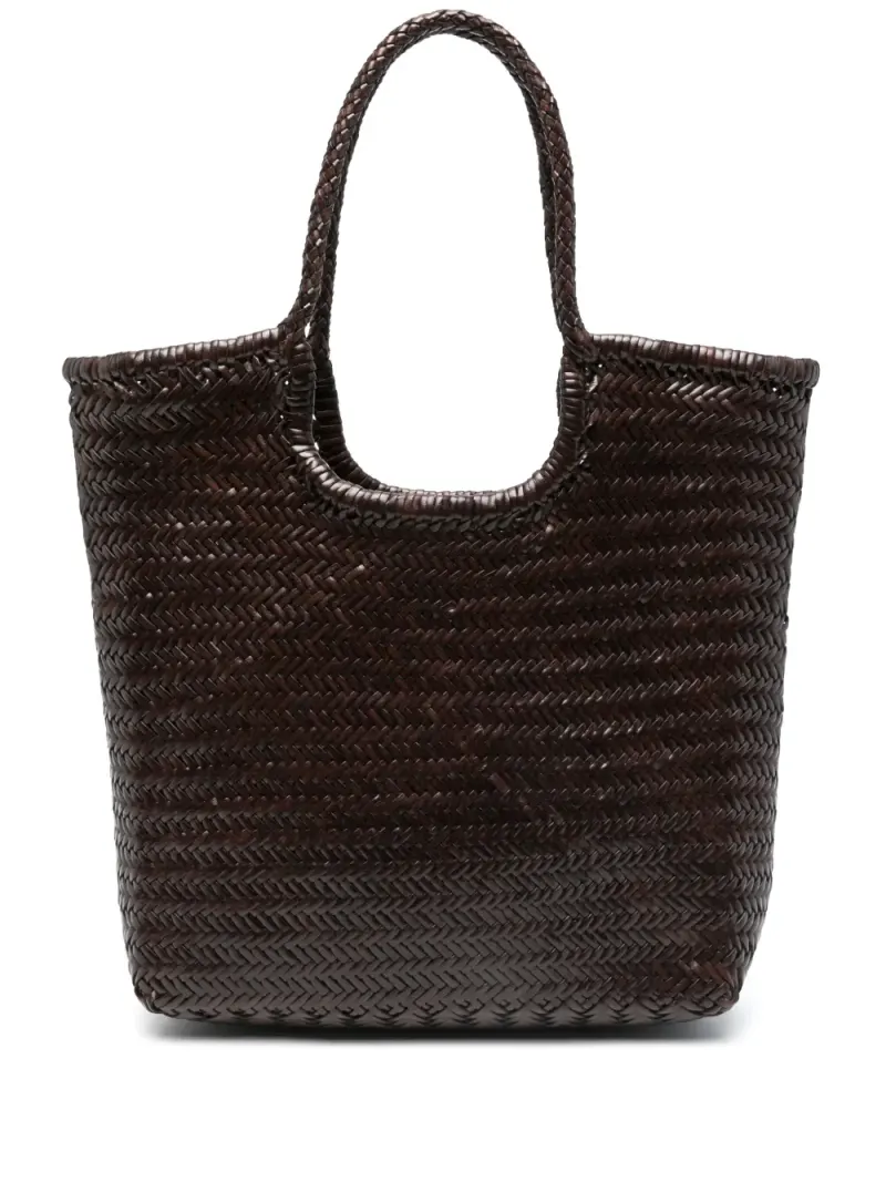 Dragon Diffusion Diagonal Triple Jump Tote Bag in Braun
