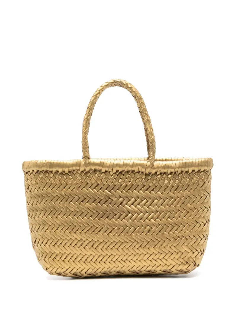 Dragon Diffusion Mini Flat Gora Shopper Mini in Gold