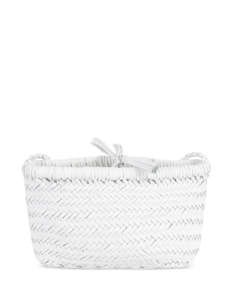 Dragon Diffusion Geflochtene Schultertasche mit Quastendetail