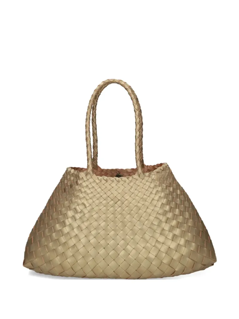 Dragon Diffusion Geflochtener Tote Bag in Gold