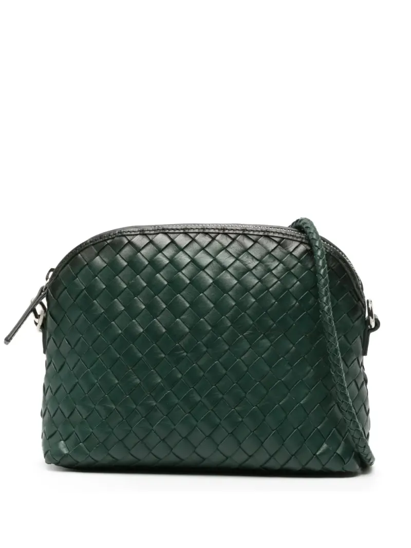 Dragon Diffusion Gewebte Chunky Fellini Schultertasche in Grün