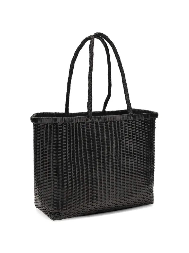 Dragon Diffusion Gewebte Tote Bag in Schwarz
