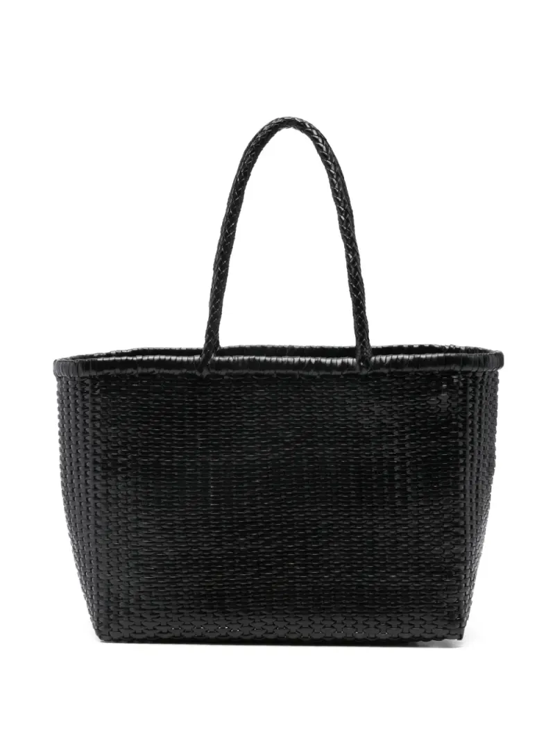 Dragon Diffusion Gewebter Shopper in Schwarz