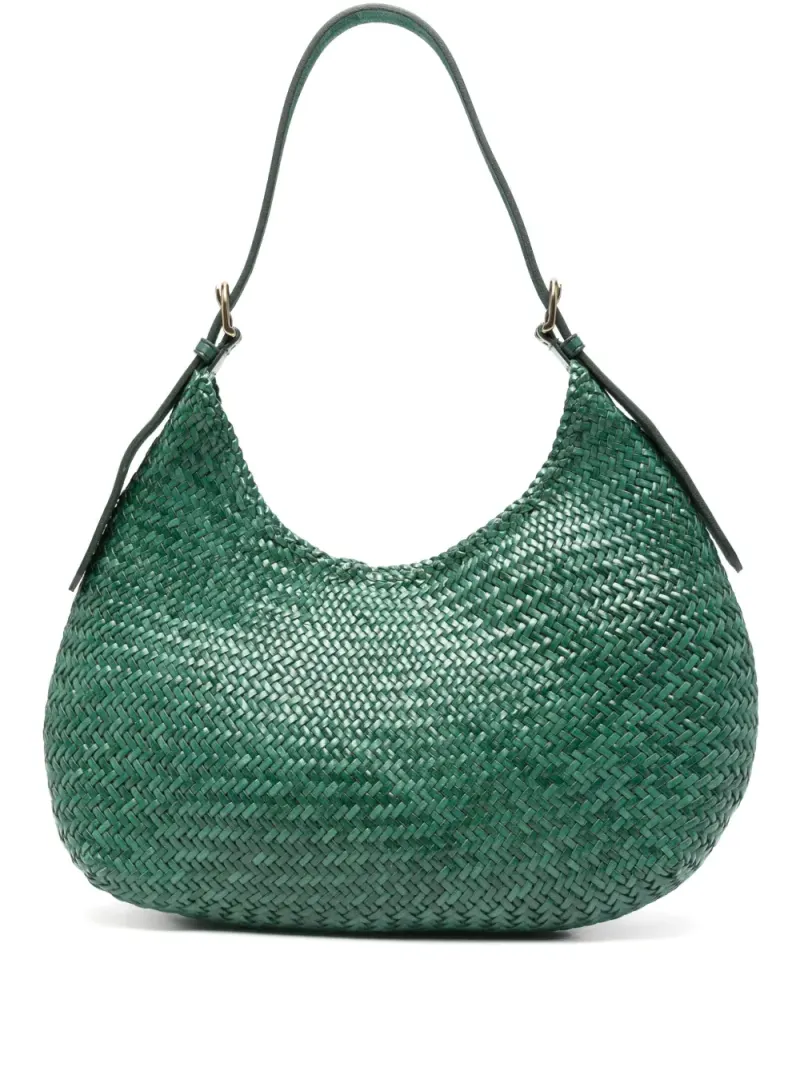 Dragon Diffusion Luna Mezza Schultertasche in Grün