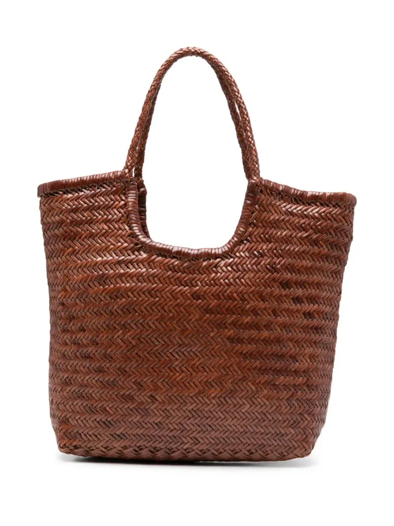 Dragon Diffusion NS Diagonal Triple Jump Tote Bag in Braun