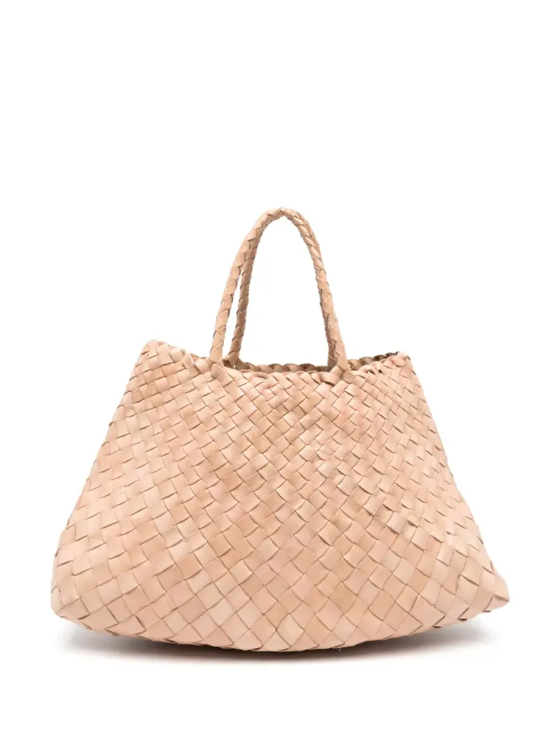 Dragon Diffusion Kleine Santa Croce Handtasche in Nude
