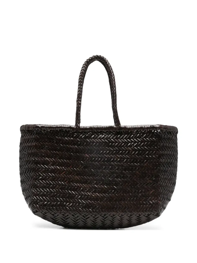 Dragon Diffusion Schultertasche mit Flechtriemen in Braun