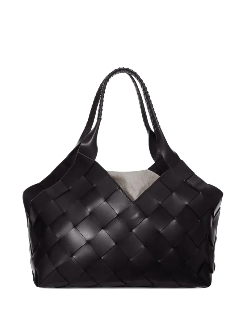 Dragon Diffusion Tote Bag mit Flechtriemen in Schwarz