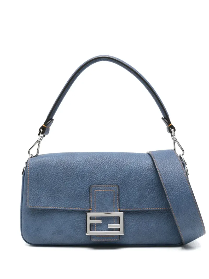 Fendi Baguette Schultertasche in Blau