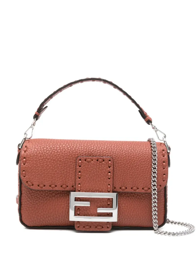 Fendi Mini Baguette Tote Bag Mini in Braun