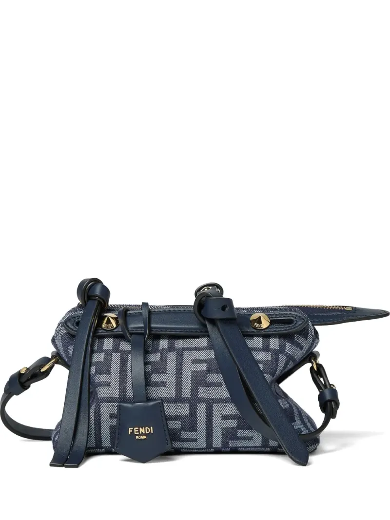 Fendi By The Way denim shoulder bag