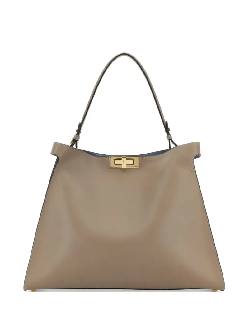 Fendi Großer Fendi Way Tote Bag in Grau