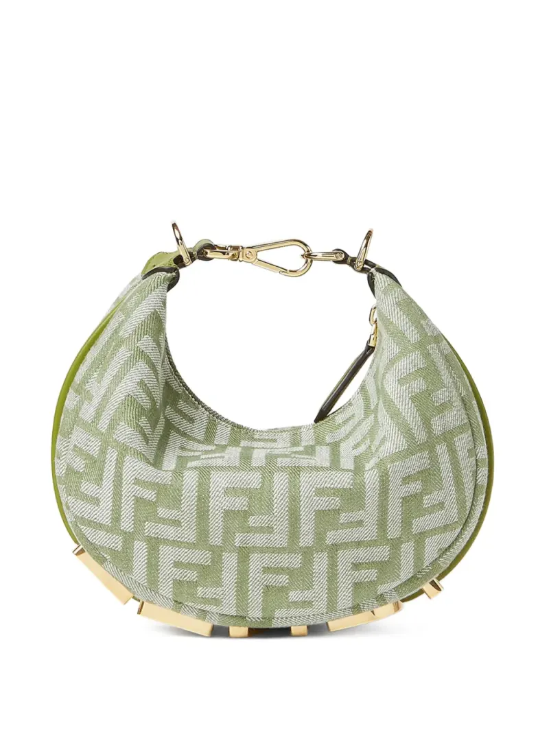 Fendi mini Fendigraphy tote bag in Grün