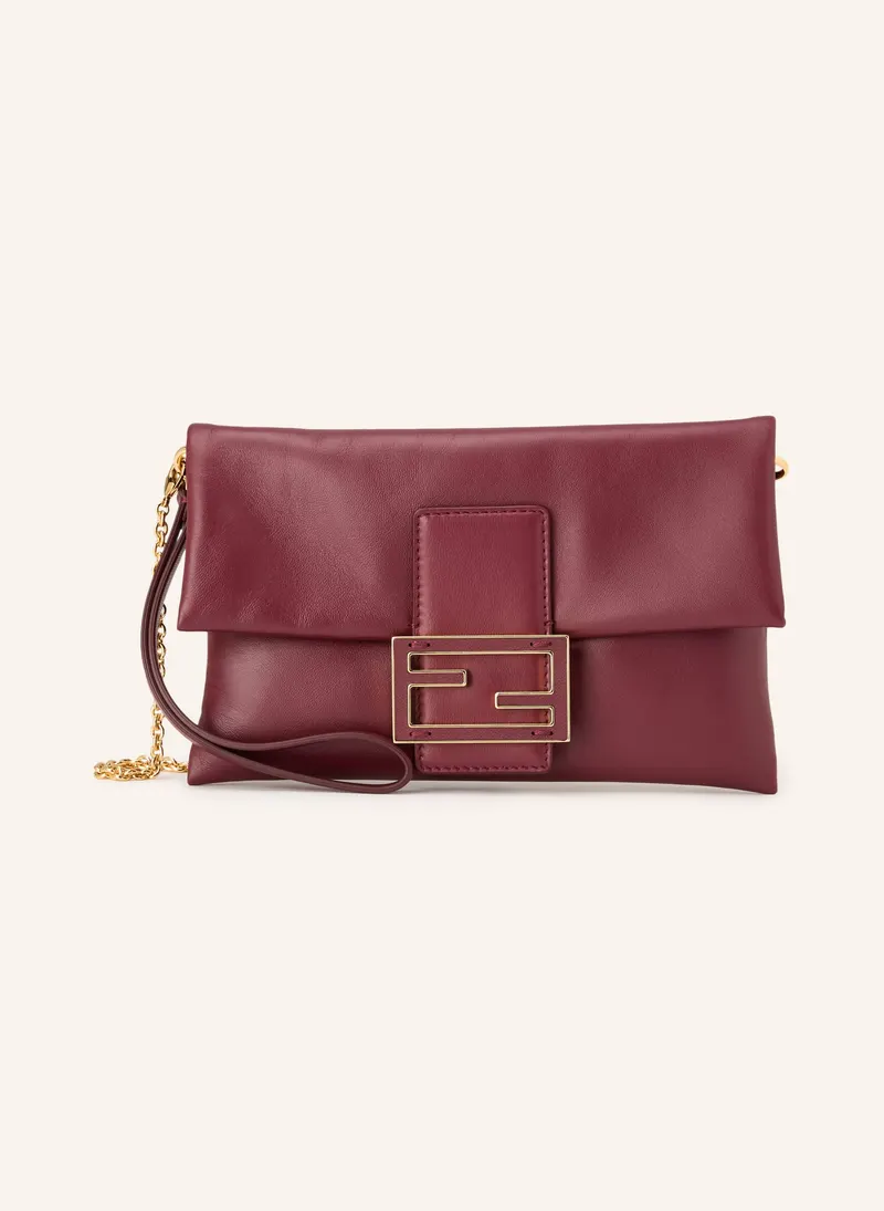 Fendi Mamma Baguette in rot – Clutch
