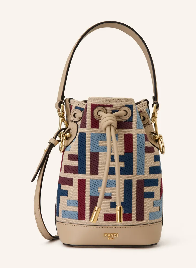 Fendi Mon Tresor in beige – Beuteltasche