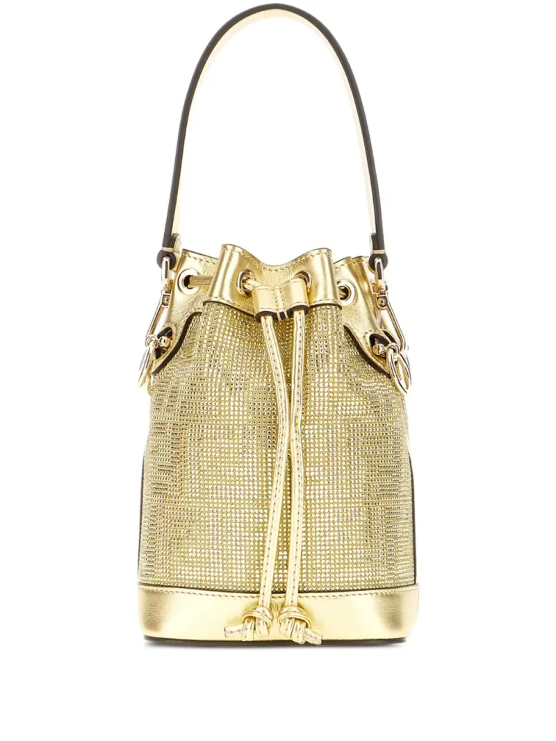 Fendi Mini Mon Tresor Beuteltasche Mini in Gold