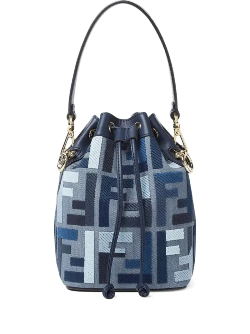 Fendi Mini Mon Tresor Beuteltasche Mini in Blau