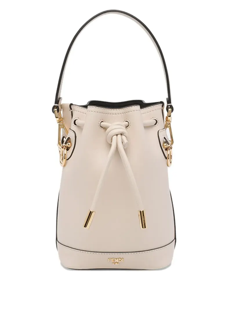 Fendi Mon Tresor Beuteltasche mit abnehmbarem Henkel in Nude