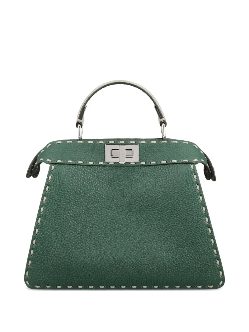 Fendi Kleine Peekaboo ISeeU Handtasche in Grün