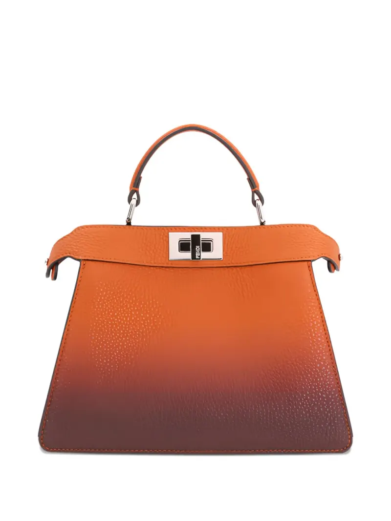 Fendi Kleine Peekaboo ISeeU Handtasche in Braun