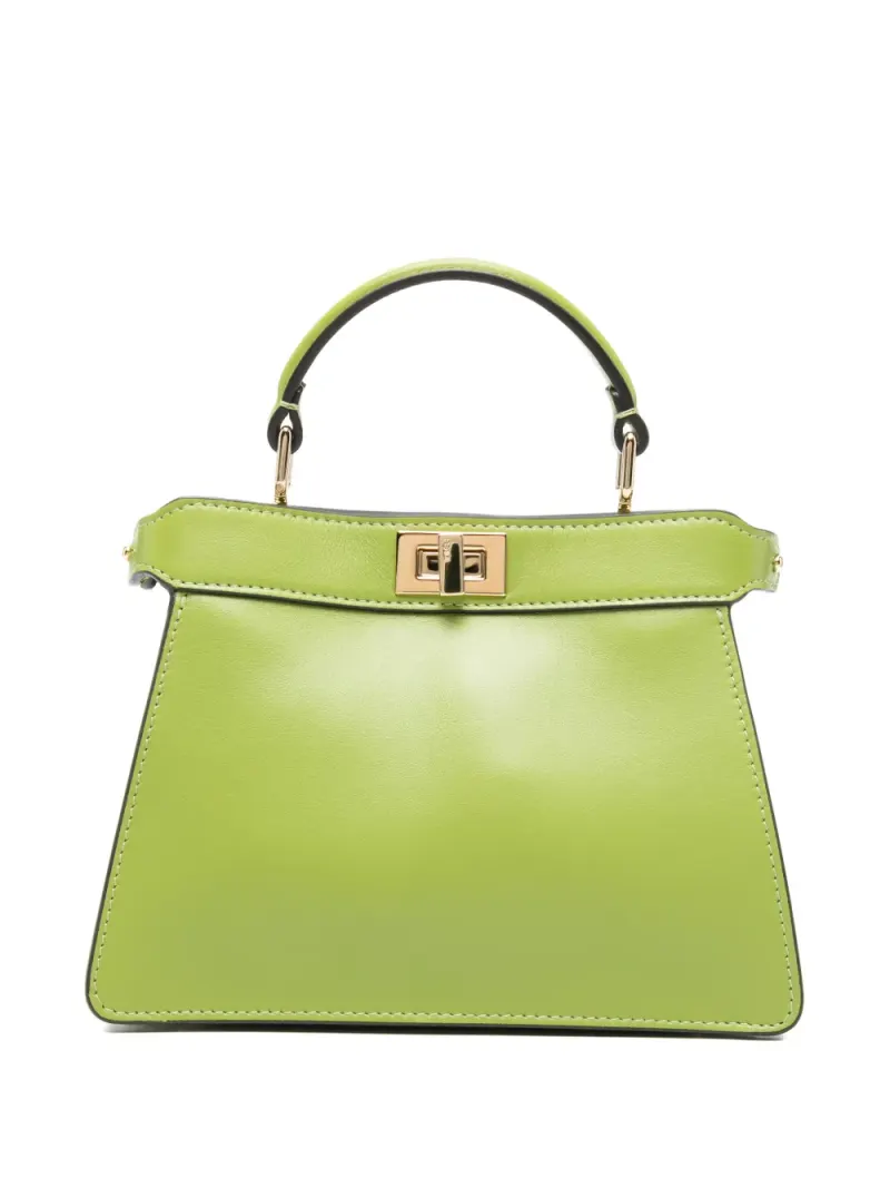 Fendi Kleine Peekaboo ISeeU Tote Bag in Grün