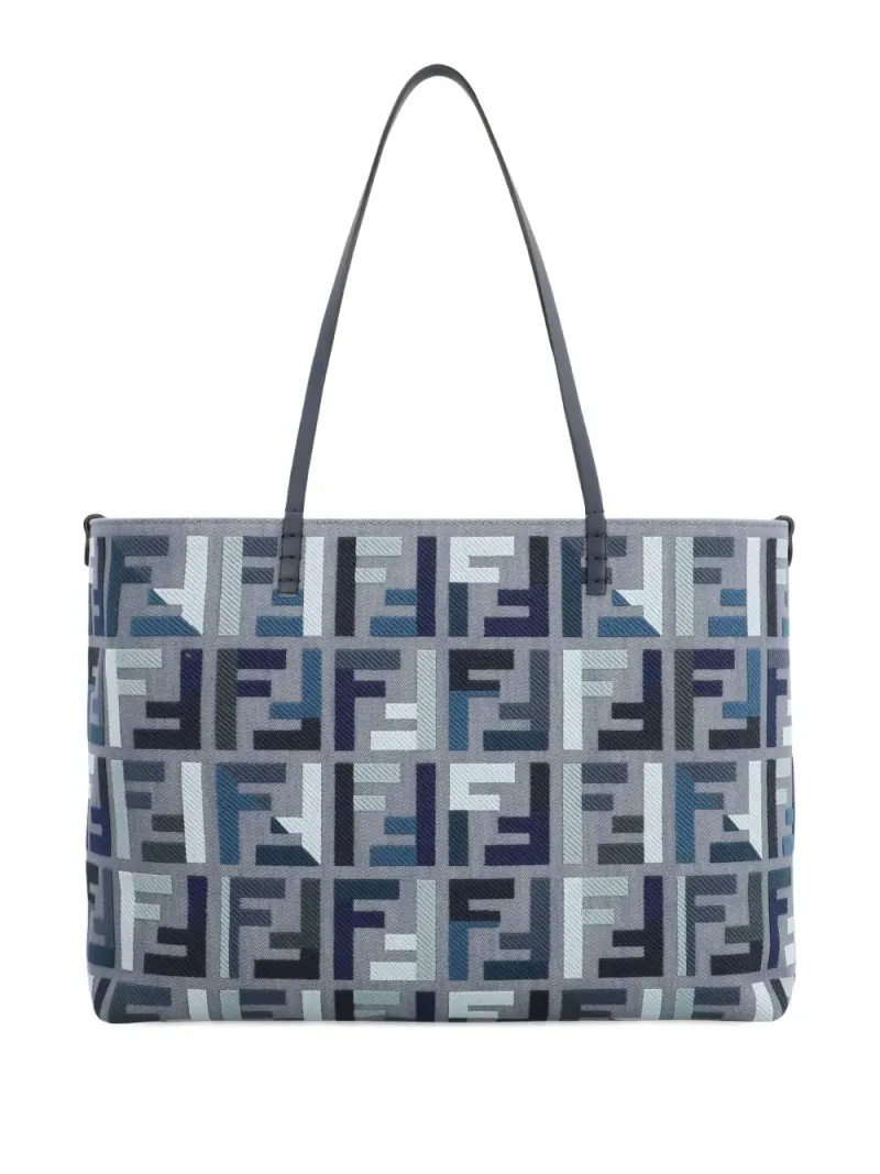 Fendi Großer Roll Shopper in Blau