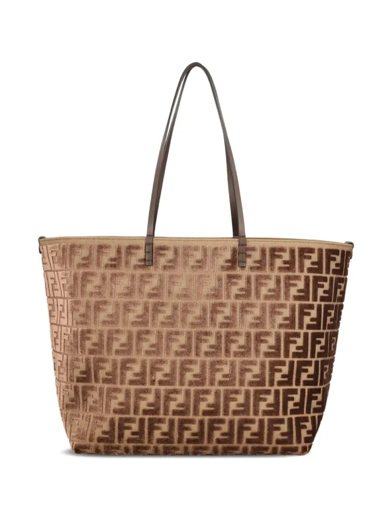 Fendi Tote Bag aus Samt mit FF