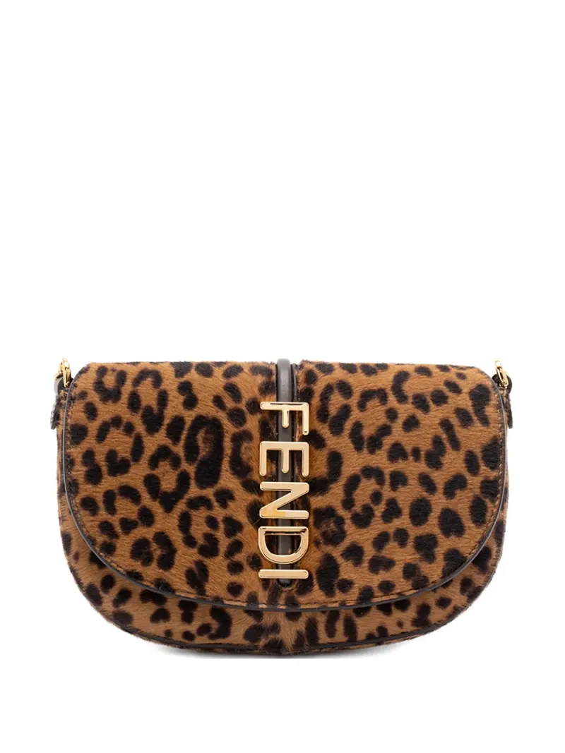 Fendi Tote Bag mit Leopardenmuster
