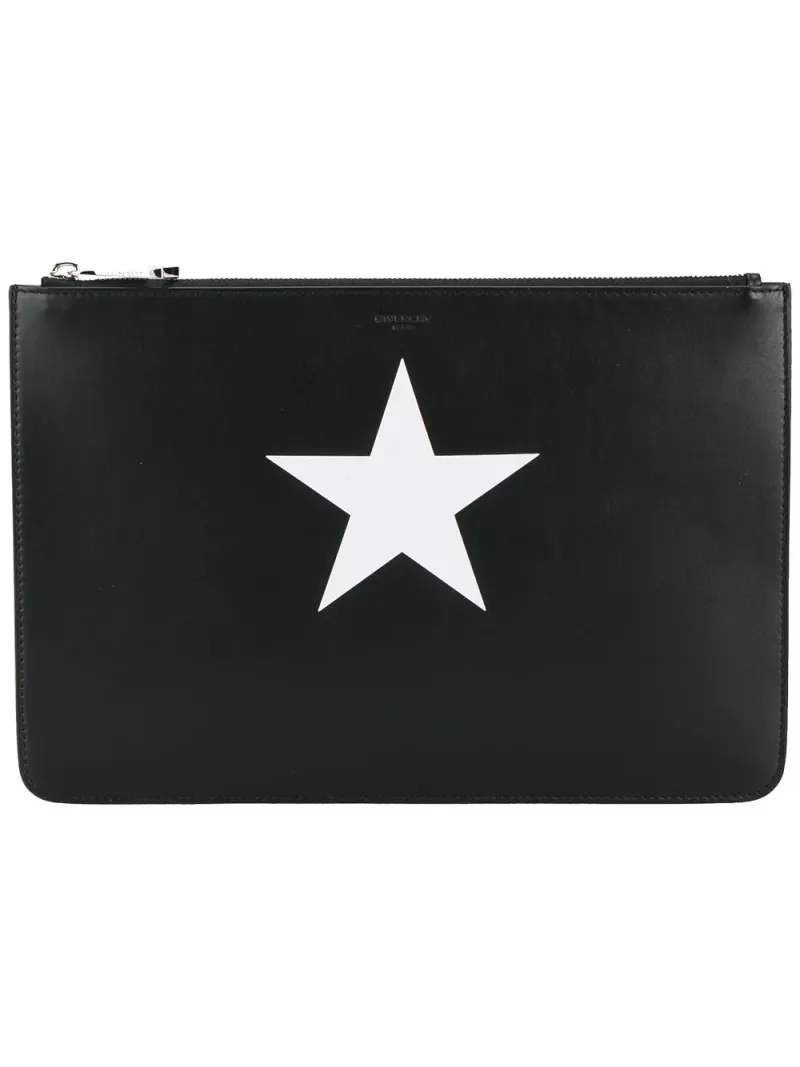 Givenchy Clutch mit Stern-Print
