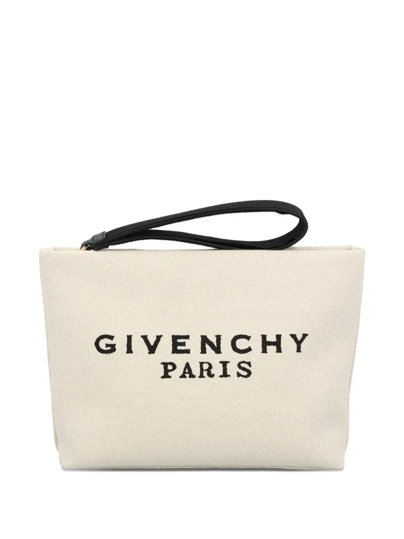 Givenchy Clutch mit Logo-Print
