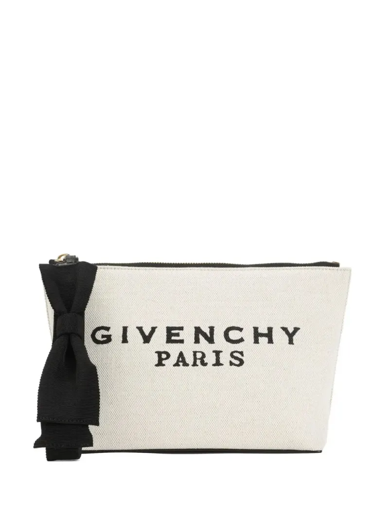 Givenchy Clutch mit Logo-Print