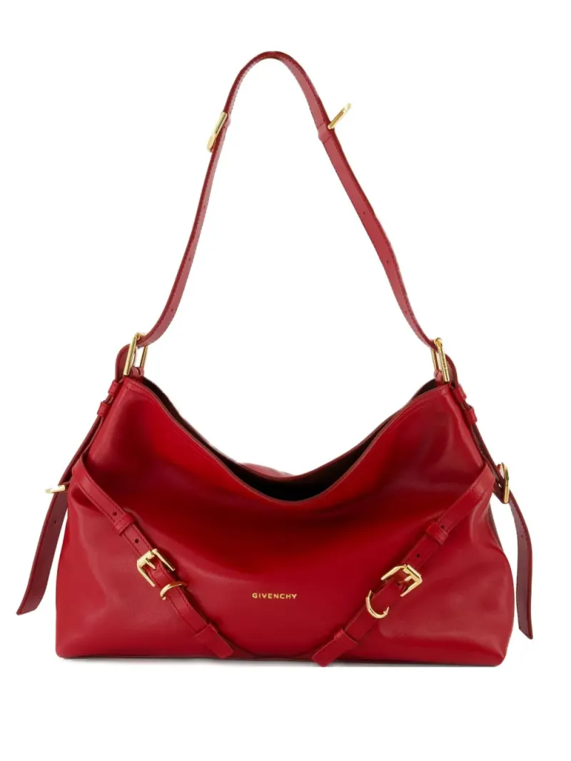 Givenchy Mittelgroße Voyou Schultertasche in Rot