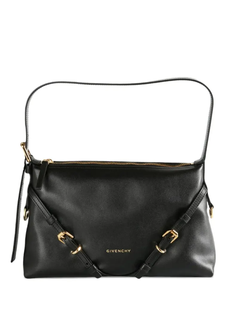 Givenchy Mini Voyou Schultertasche mit Schnallenriemen Mini in Schwarz