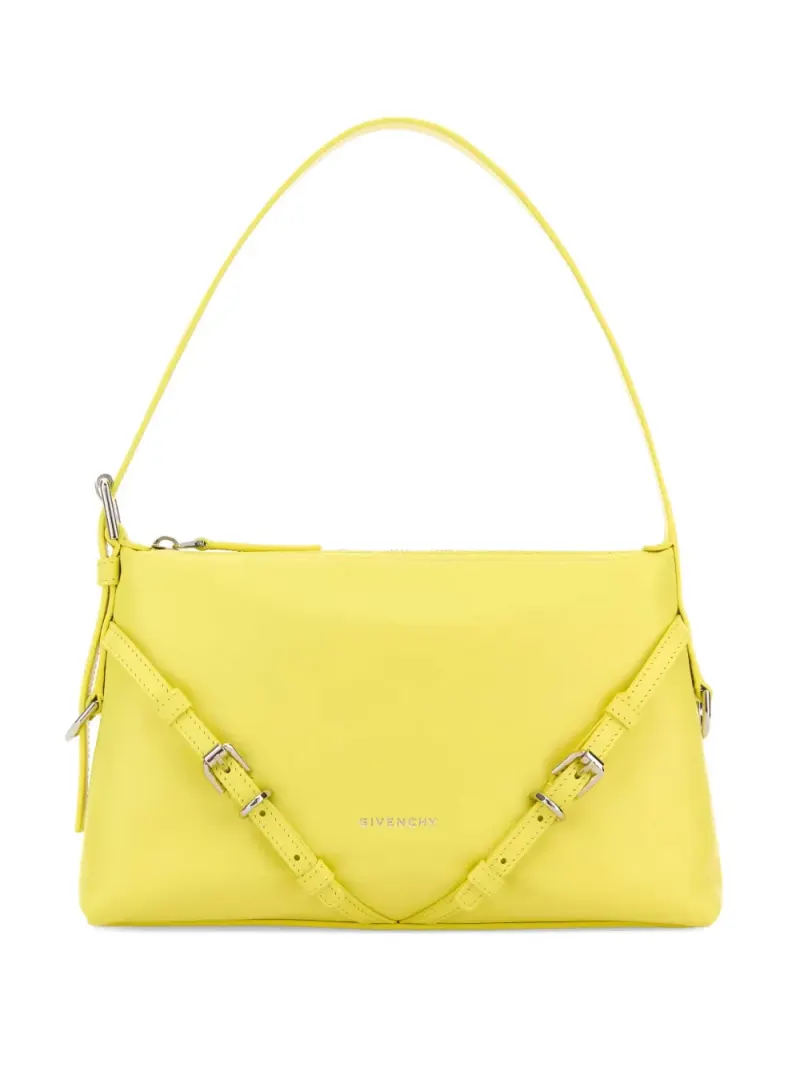 Givenchy Mini Voyou Schultertasche mit Schnalle Mini in Gelb