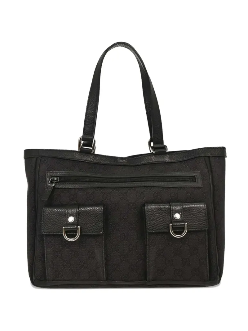 Gucci 2010s in Schwarz Gg-Canvas-Leder – Pre-owned Taschen
