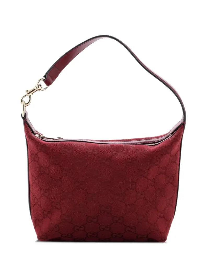 Gucci Beschichtete Ophidia Zip GG Canvas Super Mini in Rot Gg-Canvas-Leder – Pre-owned Taschen