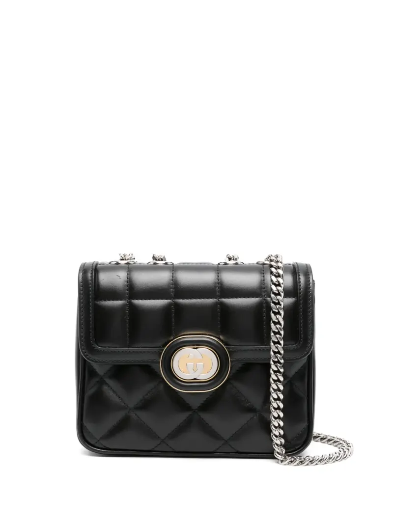 Gucci Deco Mini in Schwarz – Schultertaschen