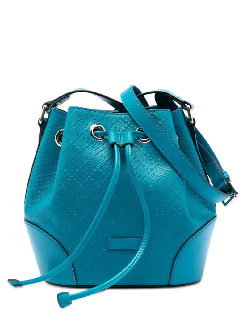 Gucci 2016-2025 Diamante Bright Beuteltasche in Blau
