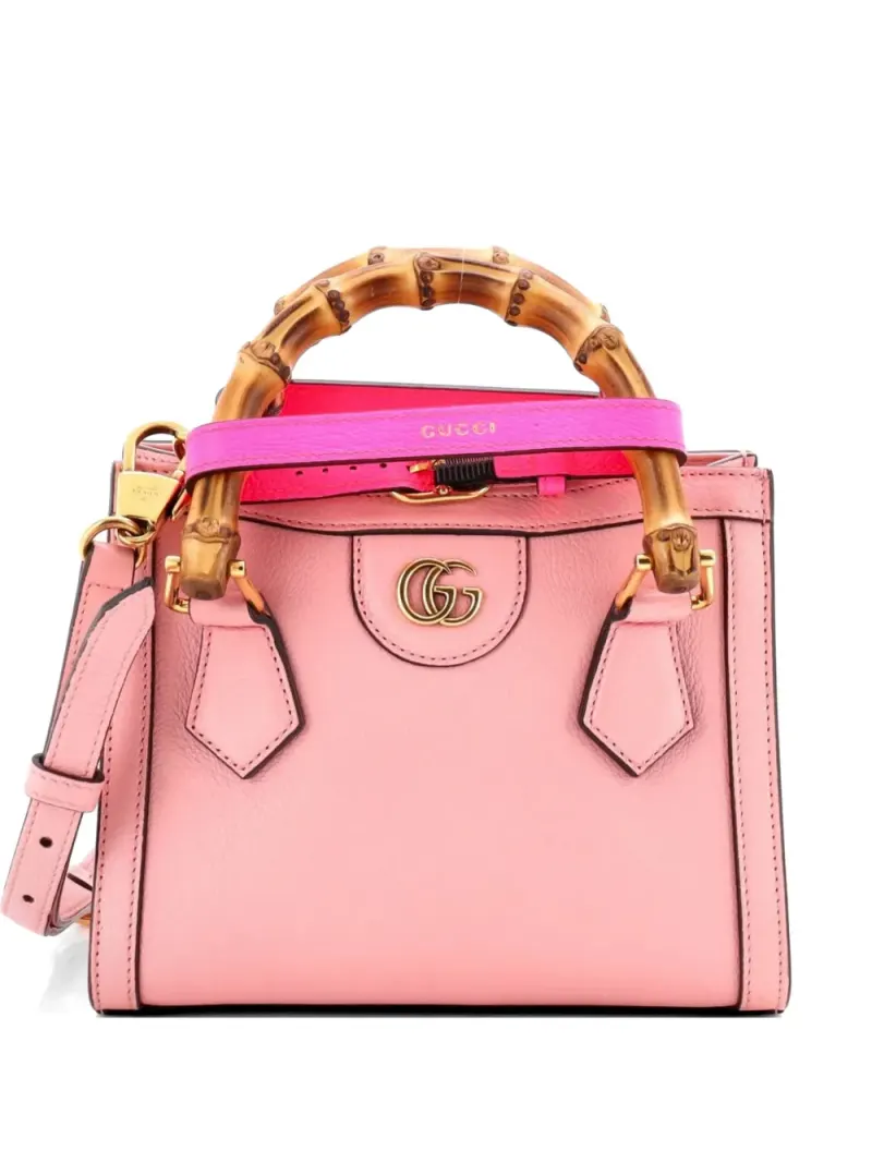 Gucci Mini Diana NM Bamboo Handle Tote Bag Mini in Rosa