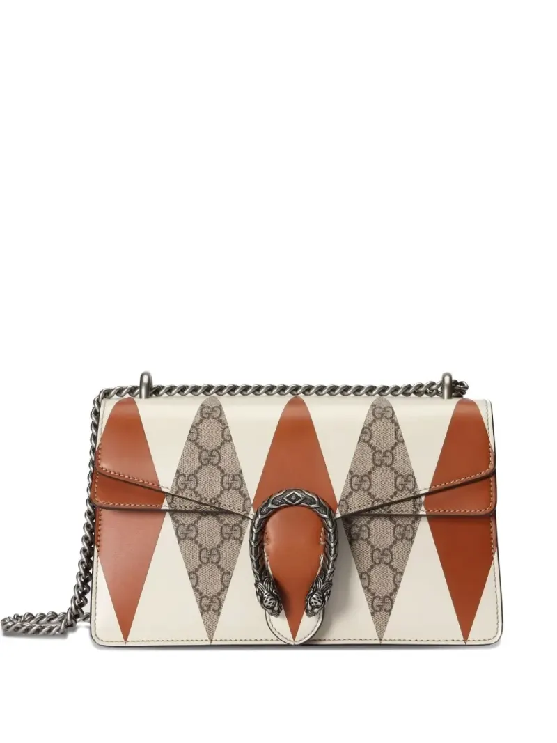 Gucci Kleine Dionysus Schultertasche in Weiß