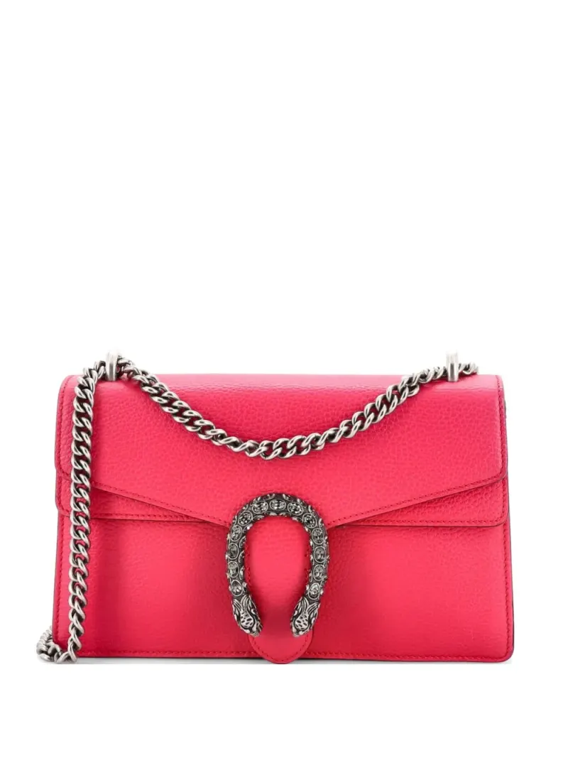 Gucci Kleine Dionysus Schultertasche aus Leder in Rosa
