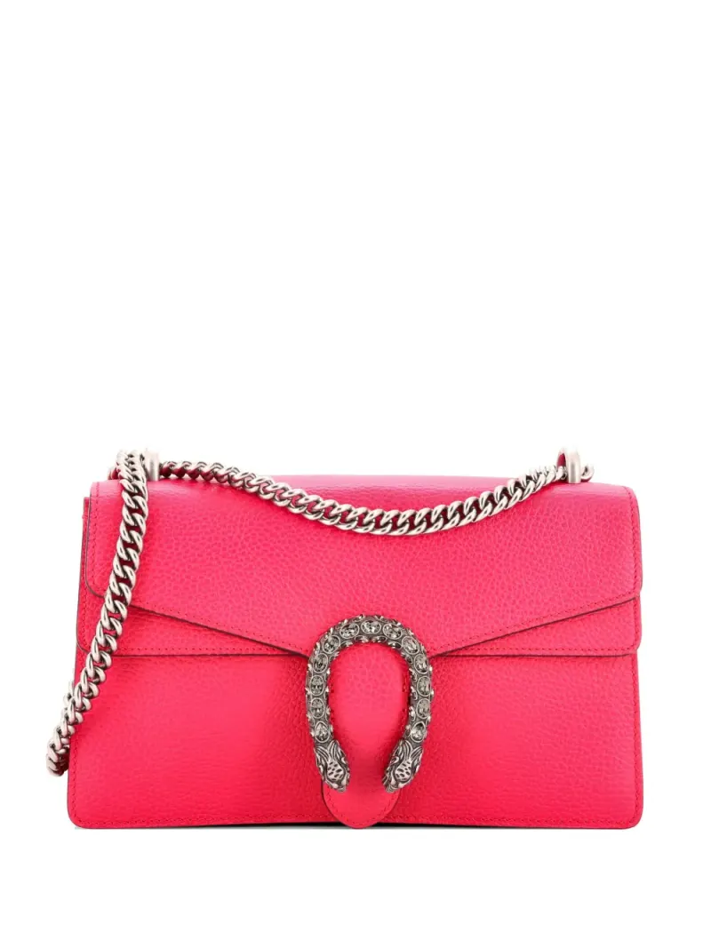 Gucci Kleine Dionysus Schultertasche aus Leder in Rosa