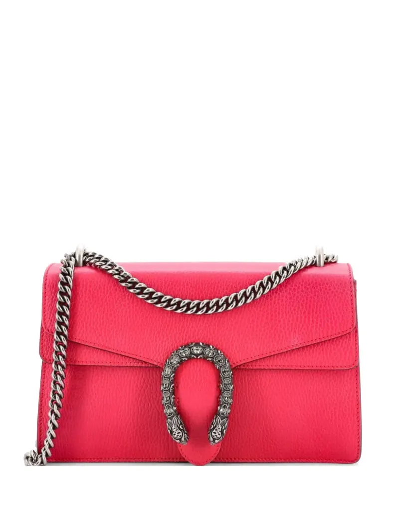 Gucci Kleine Dionysus Schultertasche aus Leder in Rosa