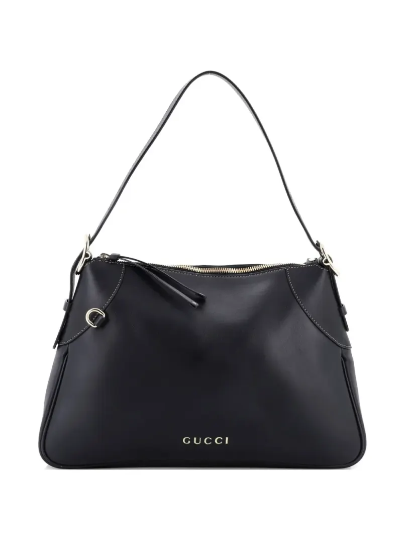 Gucci Emblem in Schwarz – Pre-owned Taschen