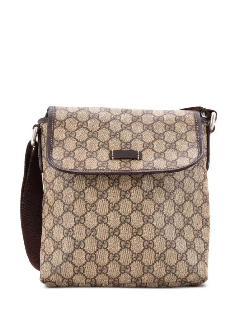 Gucci Flap in Braun Gg-Canvas-Leder – Pre-owned Taschen