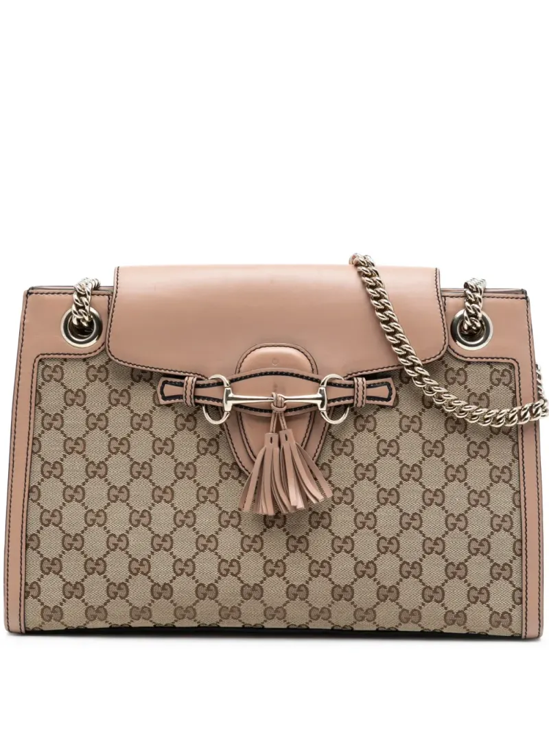 Gucci GG Emily in Braun – Pre-owned Taschen