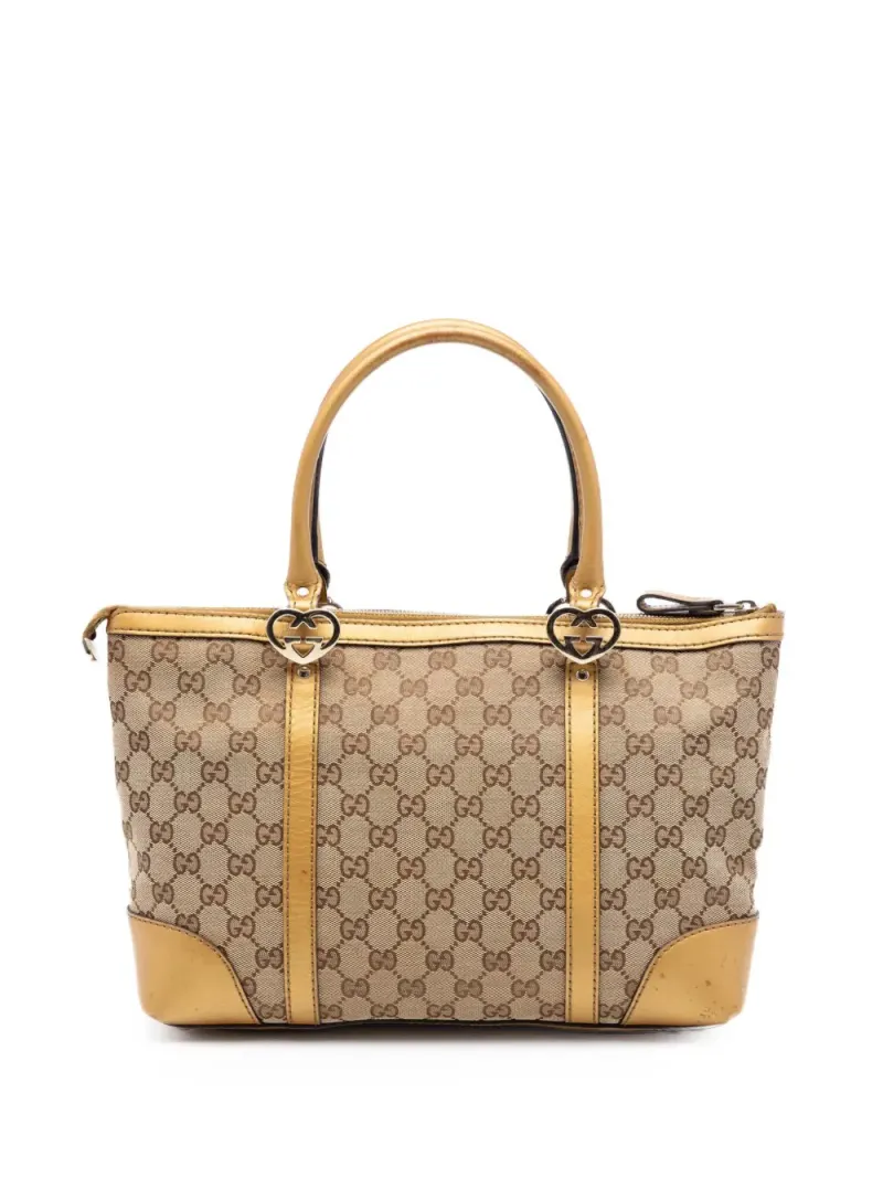 Gucci GG Lovely in Gold – Pre-owned Taschen